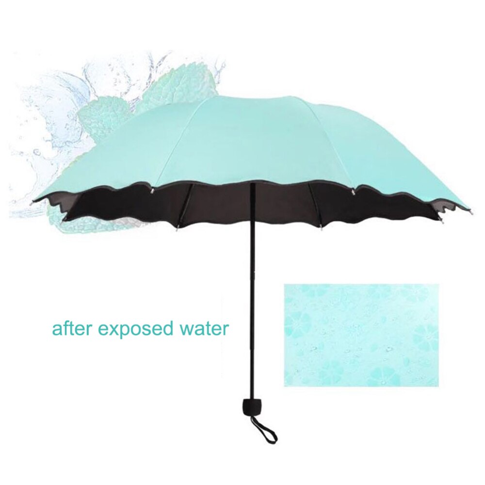 Mini Duurzaam Opvouwbare Automatische Paraplu Bloemen Dome Parasol Zon Anti-Uv Paraplu Reizen Parasol Opvouwbare Winddicht Paraplu