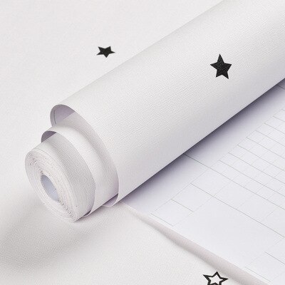Nordic Ins stylowe wodoodporny PVC samoprzylepne tapety przedszkole pokój dziecięcy studentka dormitorium Wallpape Sticker: 0.6X3 M15