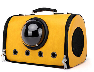 Neue Haustier Handtasche Aus Tragbare Atmungsaktive Hund Tasche Faltbare Raum Kapsel Haustier Tasche Reise Hand Tasche Katze Hund Tasche: Gelb