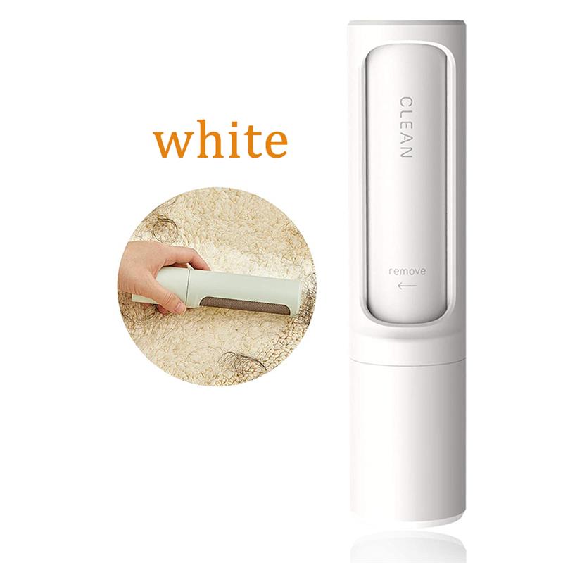 mini przenośne usuwanie kłaków na sierść zwierząt kędziory golarka robić tkanin na sweter wełniany tkany płaszcz ubrania puch koty psy futro obieraczka: biały