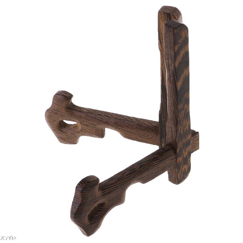 3-7 Zoll Hoch Holz Anzeige Stand Halfter Staffeleien Für Platten Fotos Tee Tablett 5 Größe