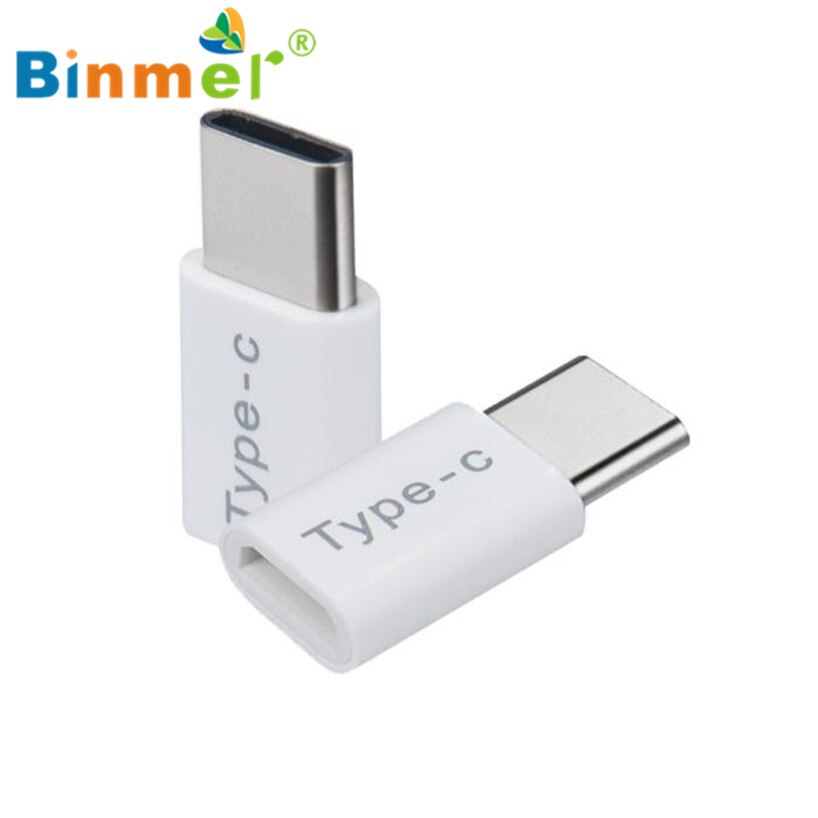 Binmer Free shiping 5PC USB-C Type-C To Micro USB Data Charging Adapter For Huawei P9 Sep 12