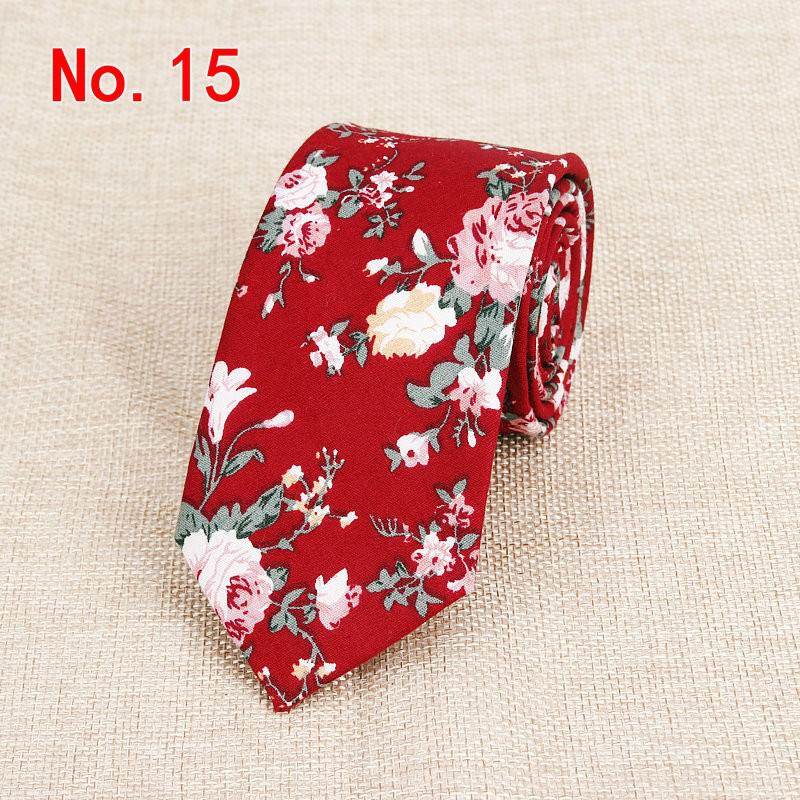 Corbatas clásicas de flores para hombre, Corbata de algodón hecha a mano para hombre, Corbatas florales estrechas de 6CM, , de boda, Corbata informal de Cachemira