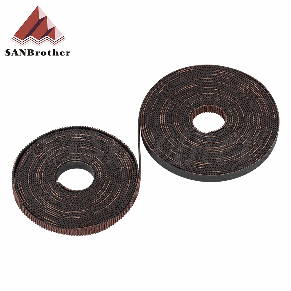 GATES-LL-2GT 2GT belt synchronous belt GT2 Timing belt Width 6MM 9MM wear resistant for Ender3 cr10 Anet 3D Printer