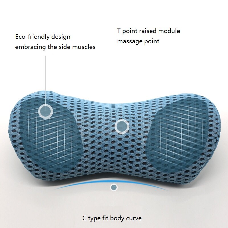 3D Memory Foam waist cushion Pillow Lumbar Support Pillow Car Seat Protect Spine Vertebral Low Back Cushion Bed Sleeping Pillow