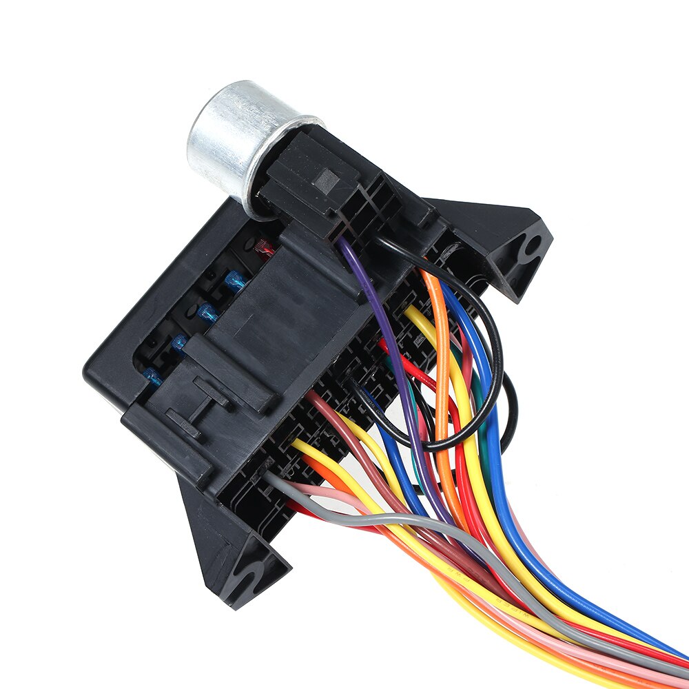 8/14 voies Circuit fusible 12 V universel fil harnais Muscle voiture Rod rue Rat voiture fusible accessoires