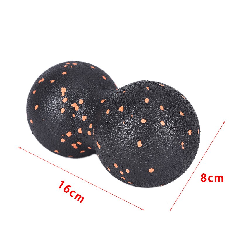 Peanut massage ball massage ball fascia roller pilates yoga roller 8 x 16