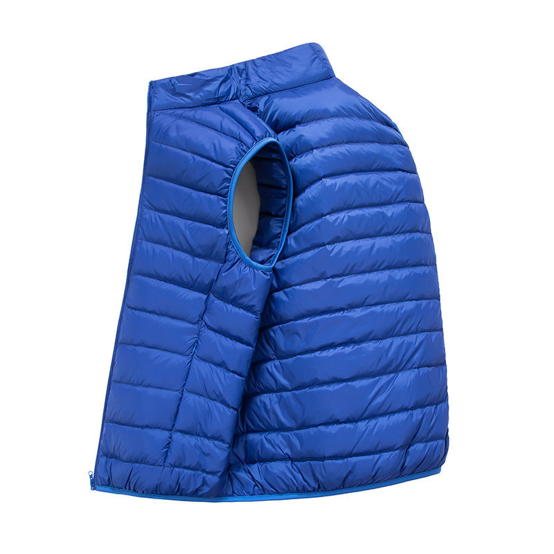 Jas Ultralicht mouwloos puffervestjack Ultradun warm lichtgewicht donsjack Vest Winter herenvestjassen