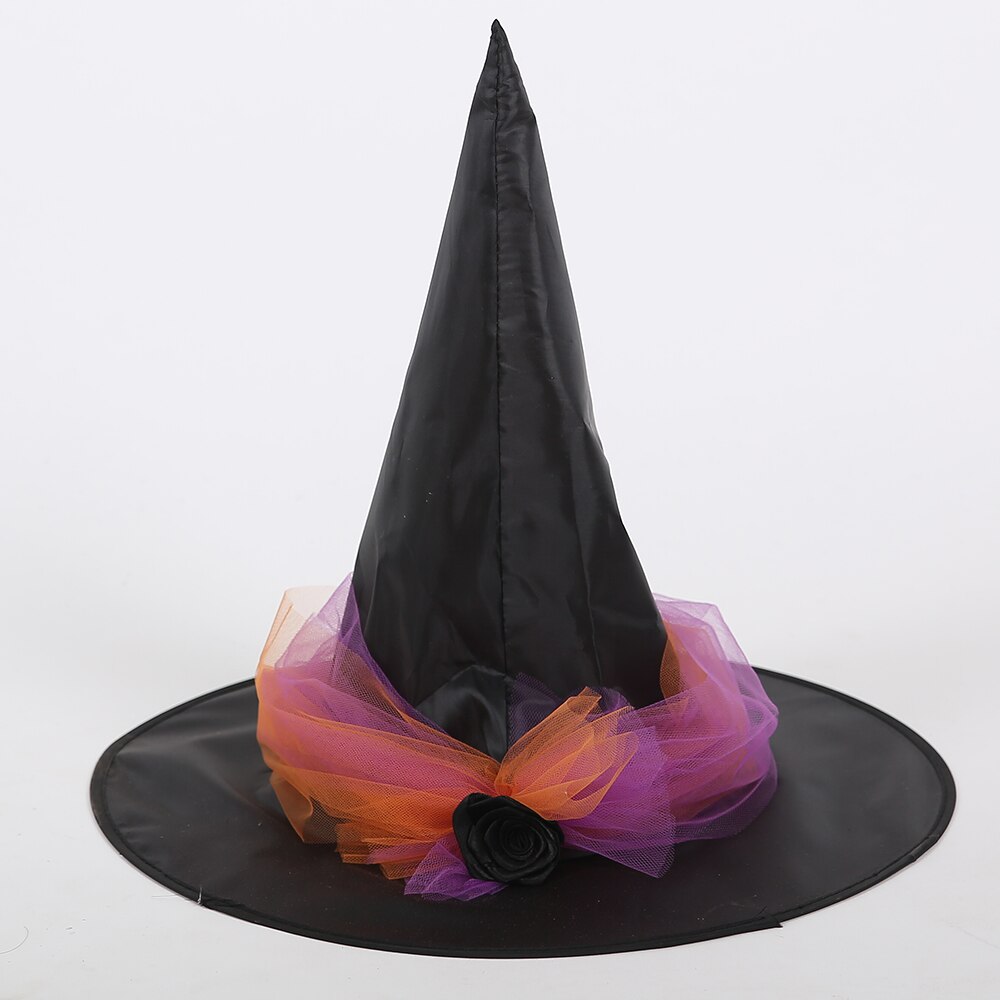 Barn heks cosplay tutu skjørt med heks lue lilla oransje svart fluffy mini tyll skjørt for baby jenter bursdag karneval fest