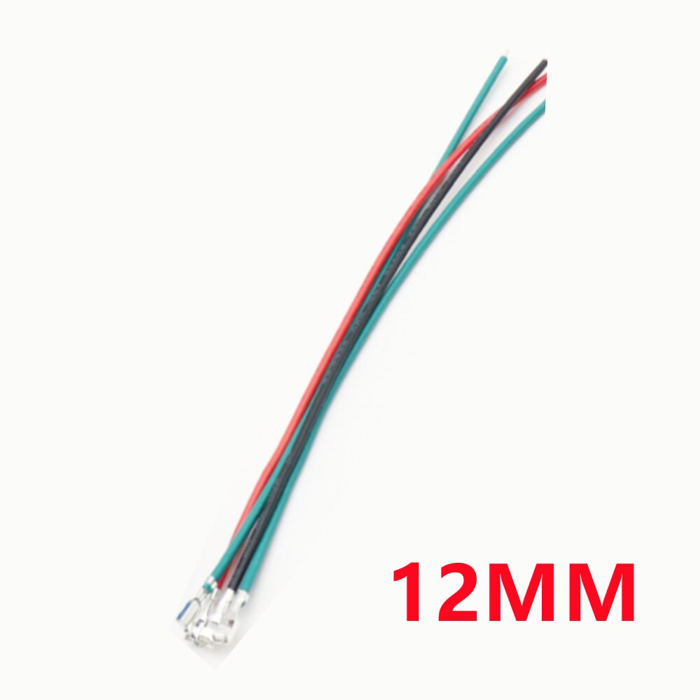 1PC 12mm 16mm 19mm 22mm 25mm Cable Socket For Metal LED Push Button Switch 2-6 Wires Stable Lamp Light Button Connector: 12MM