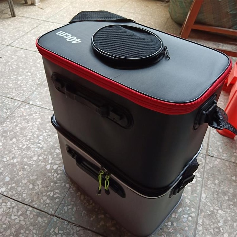 Thickened EVA live fish bucket Folding bucket Waterproof fish bucket Fishing bucket Live fish box