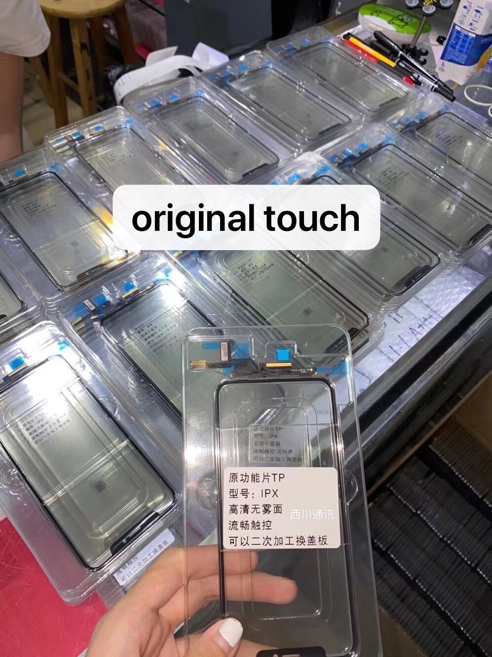 Originele Front Screen Outer Glas W Digitizer Voor Iphone X Xs Max Xr Touch Panel Front Outer Glas Vervanging