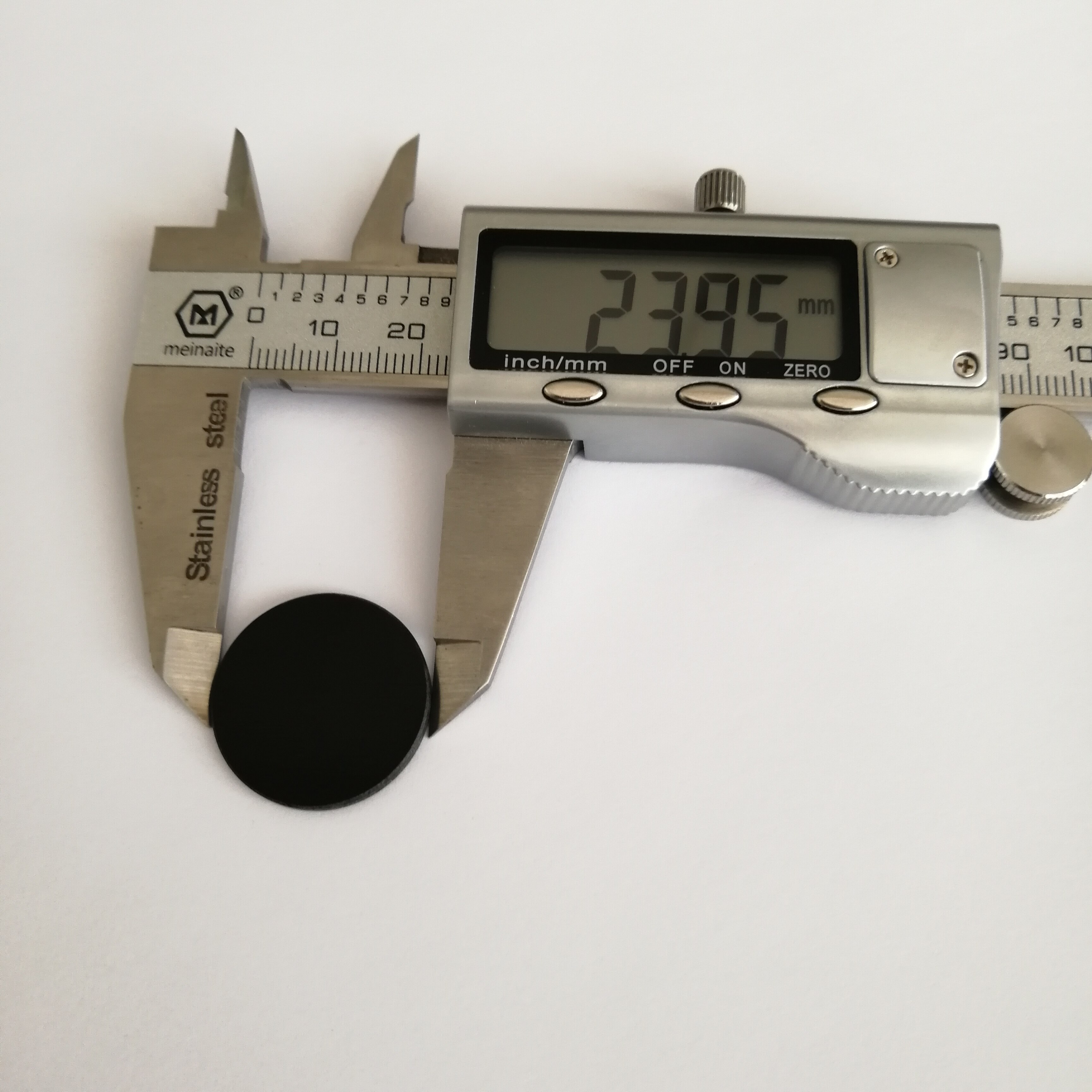 Filtre passe-infrarouge, 2 pièces, en verre noir, filtre passe-infrarouge, 24x2.0mm, RG830, 830nm, Long IR, lumière Visible, coupe