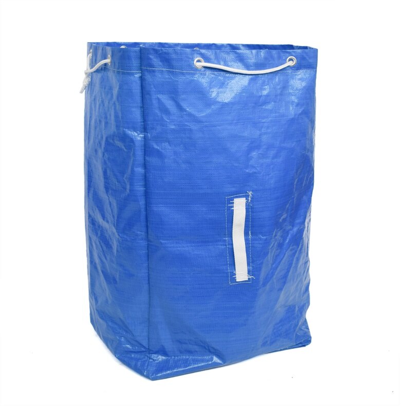 Multifunction Large Capacity Outdoor Garden Heavy Duty Leaf Bag Durable Reusable Waste Bag Blue Organizer Bag Portable M