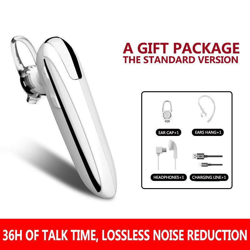 Oein  x8 bluetooth-headset, bluetooth 5.0 ohrhörer, freisprech-kopfhörer, mini-wireless-ohrhörer, ohrhörer für iphone und xiaomi: Weiß -x8