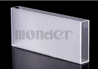 100mm JGS1 Quartz Cuvette Cell With PTFE Lid For Uv Spectrophotometers