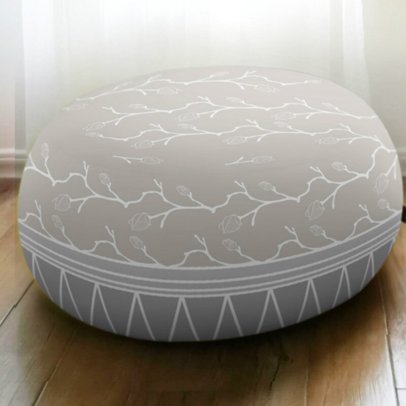 Volwassenen Kinderen Zachte Bean Bag Stoel Cover Geen Filler Kinderen Cartoon Floor Seat Tatami Slaapbank Bladerdeeg Poef Couch Ei stoel Poef: L-print 3