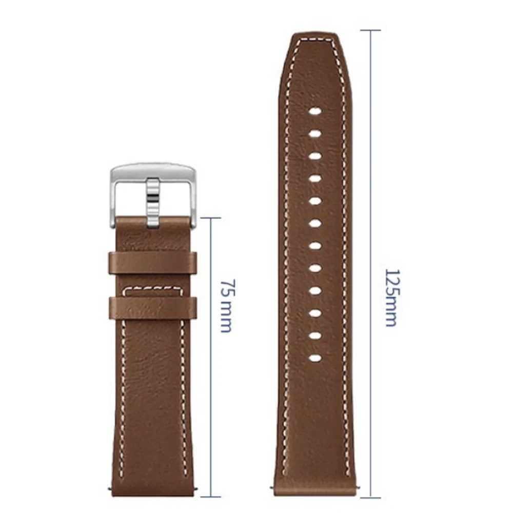 Soft Leather Strap For Huami AMAZFIT BALANCE/CHEETAH Band Amazfit BIP5 GTR 4 3 Pro 47mm GTS 4 3 20mm 22mm Men Women Wristbands