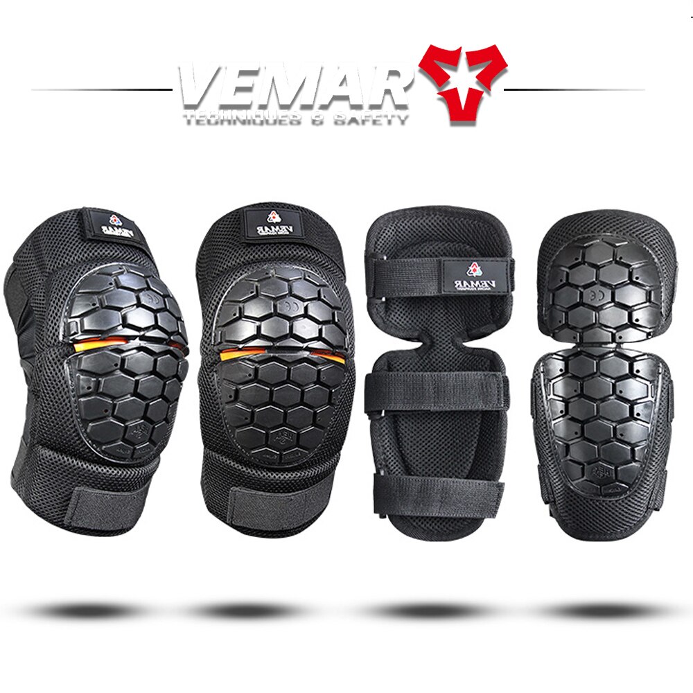 VEMAR Motorrad Schutz Kneepad Sport CE Zertifizierung Männer Moto Schutz Knie Pads Schutz Moto-Cross Joelheira Radfahren