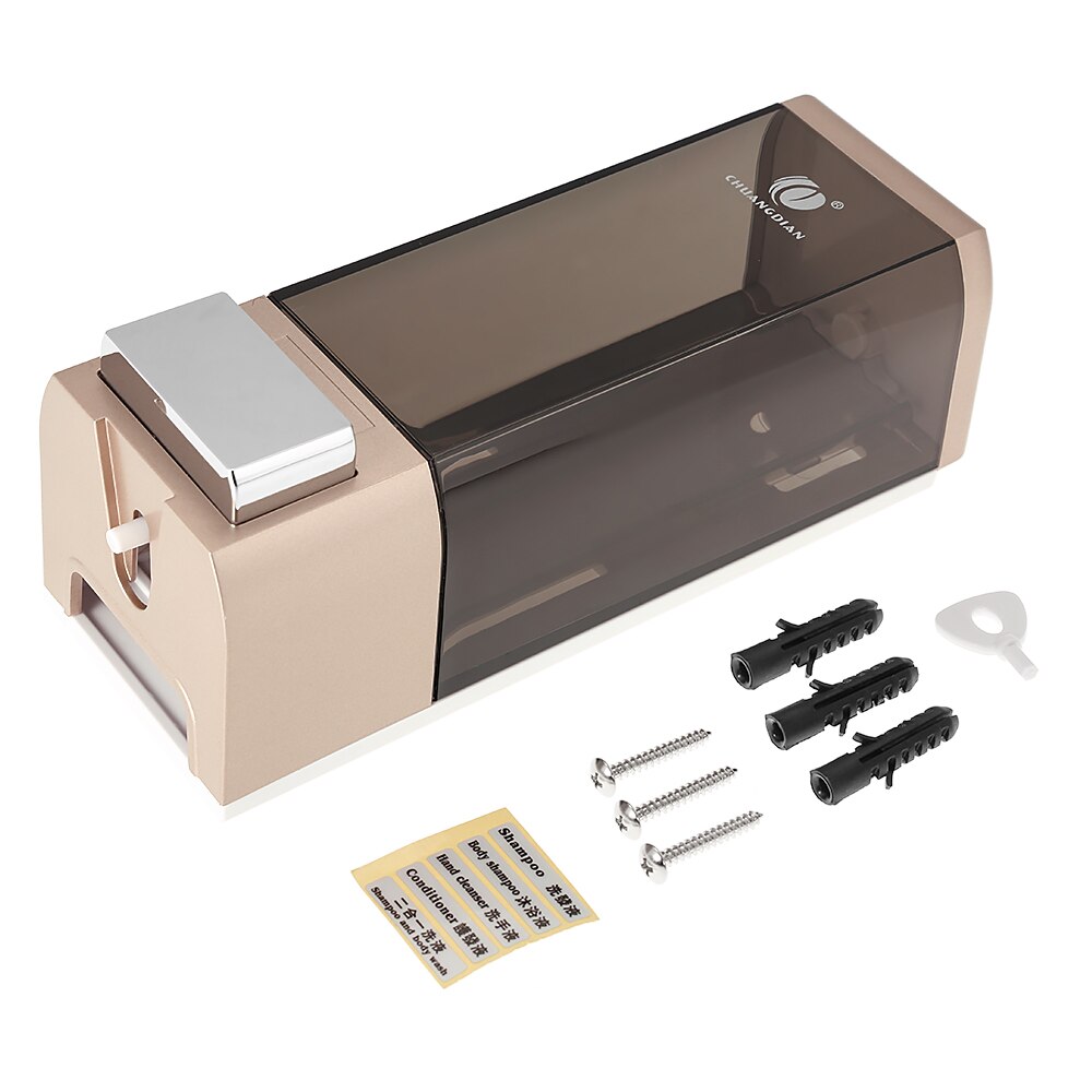 500ml Liquid Soap Dispenser Kitchen Soap Dispenser Pump Wall Mounted Bathroom Shower Liquid Lotion Hand Touch Soap Dispenser