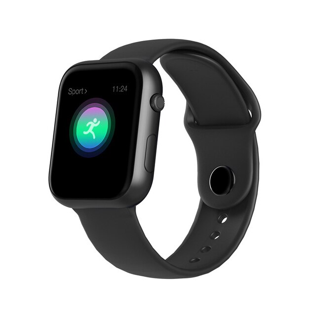 696 sx16 slimme horloges voor mannen, voor apple watch, hartslagmeter, bloeddrukmeter, zuurstofmeter, fitnessmeter,  ip67 waterdichte slimme armbanden: Zwart
