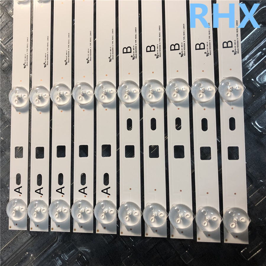 10 stuks/partij LED Backlight strip 5lamp Voor 40 "TV KDL-40W605B NS4S400DND01 A1989957A KDL-40R485A 5PCS EEN + 5 STUKS B 100%