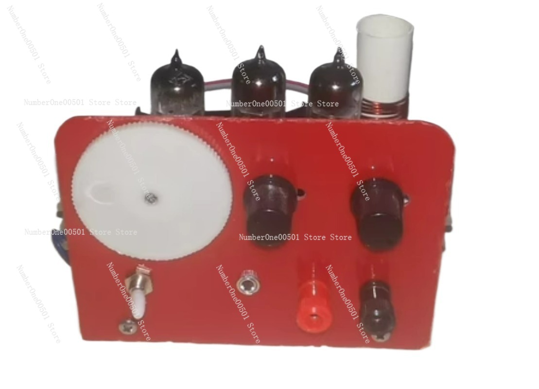 Regenerative DC Three-lamp Shortwave Tube Radio Kit DIY CW SSB Receiver Battery Powered