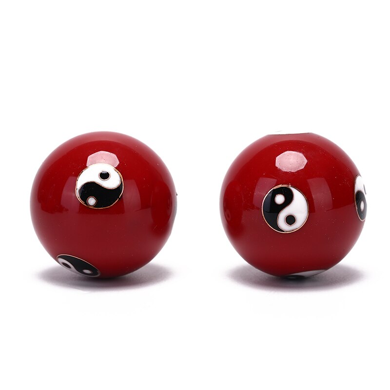 2 stuks/doos lichaamsmassager gezondheid oefening stress baoding ballen yin yang fitness verlichting handbal massage handbal fitnessbal