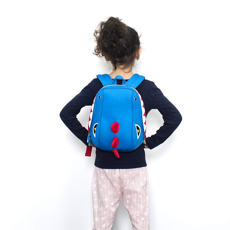 NOHOO Toddler Kids Dinosaur Backpack for Boys Girl Pre School Backpack 3D Cartoon Animal Kindergarten Kids School Bags 2-5 Years