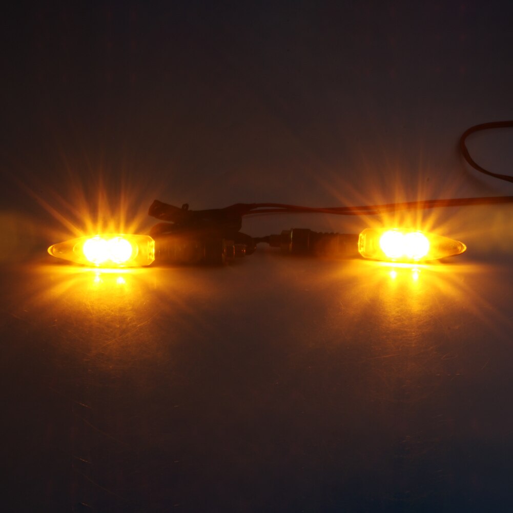 1 Paar Motorcycle Arrow Knipperlichten Led 12V Knipperlichten Indicatoren Universal Voor Harley Honda Kawasaki Yamaha Ducati