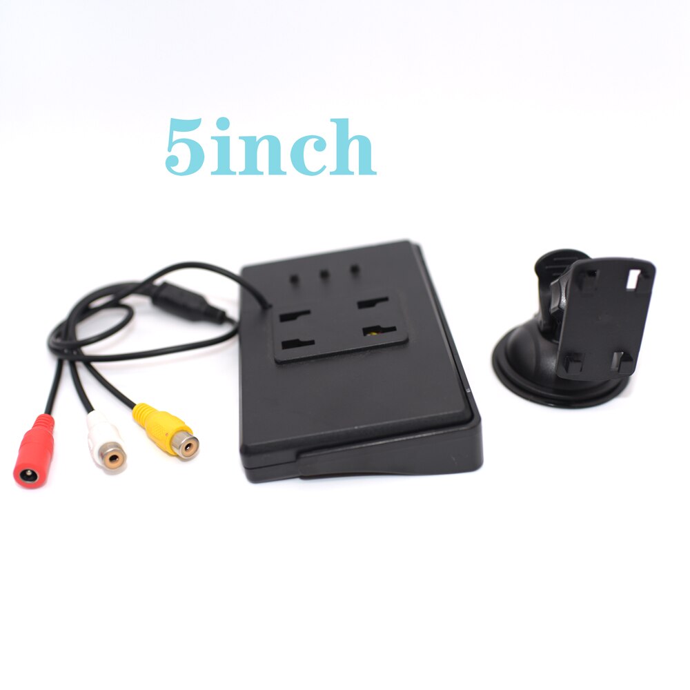 Car Monitor 4.3 or 5 Inch LCD TFT Display Desktop Foldable Mirror Video PAL NTSC Auto for Parking Rear view Backup Camera: 5 Inch Sucker