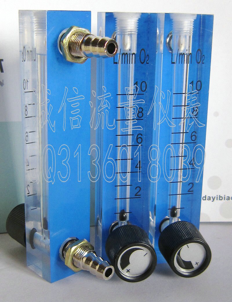 LZM-6T O2 adjustable oxygen flowmeter 4-40L/min oxygen flow meter small flowmeter