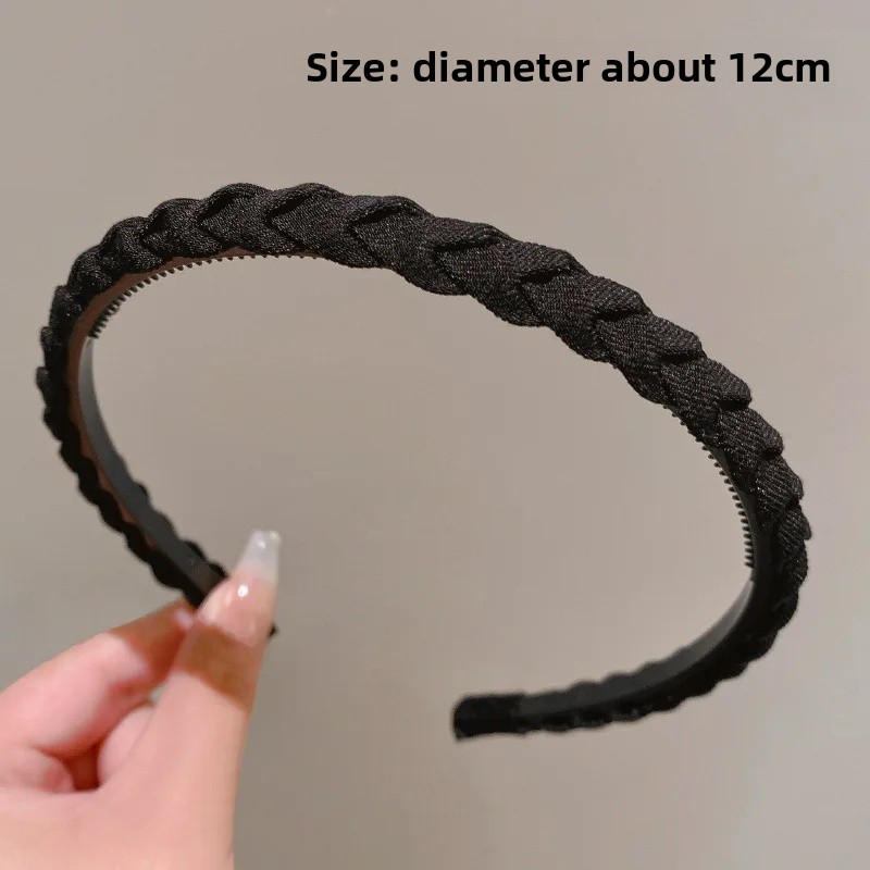 Women's Hair Ties Face Washing Special Press Hair Headbands Anti-slip Fragrant Hair Accessories: green