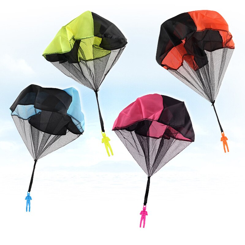 Mini Parachute Speelgoed Hand Gooien Soldaat Paratrooper Stijl Parachute Speelgoed Buitensporten Kinderen Educatief Speelgoed Chrismas