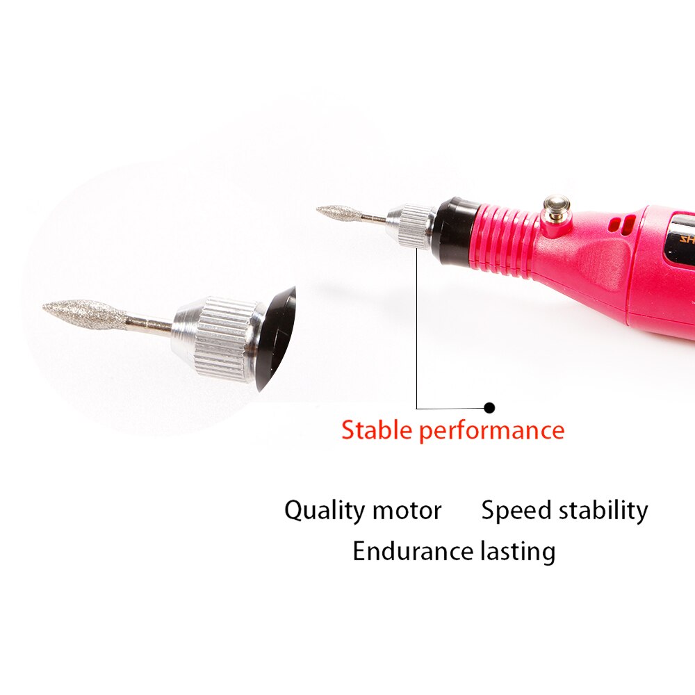 Electric Nail Drill Bits Set Milling Drill Machine for Manicure Nail Art Sanding File Gel Remover Mill Cutter Pedicure Apparatus