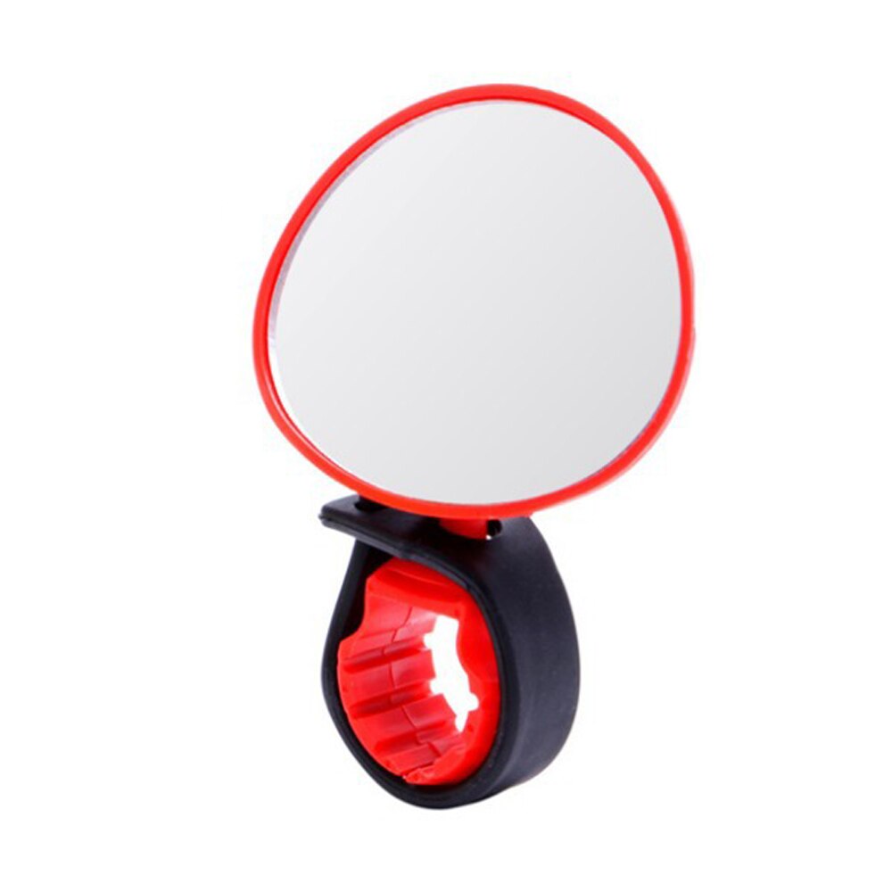 Rowerowe lusterko wsteczne kierownica roweru górskiego szeroki kąt tylne oko 360 stopni regulowany wioślarz bezpieczeństwa lusterka wsteczne RR7202: czerwony B