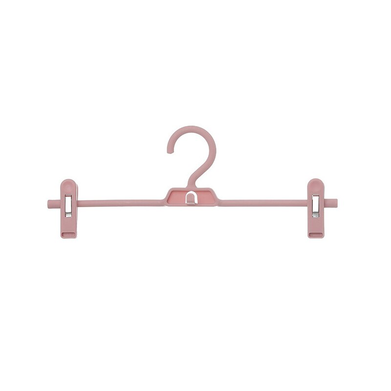 Skirt Peg Hanger Space Saving Hook Rack Pants Fix Clip Hanger Stand Trousers Clothespin Hanger Adjustable Pinch Grip Drying Rack: Pink
