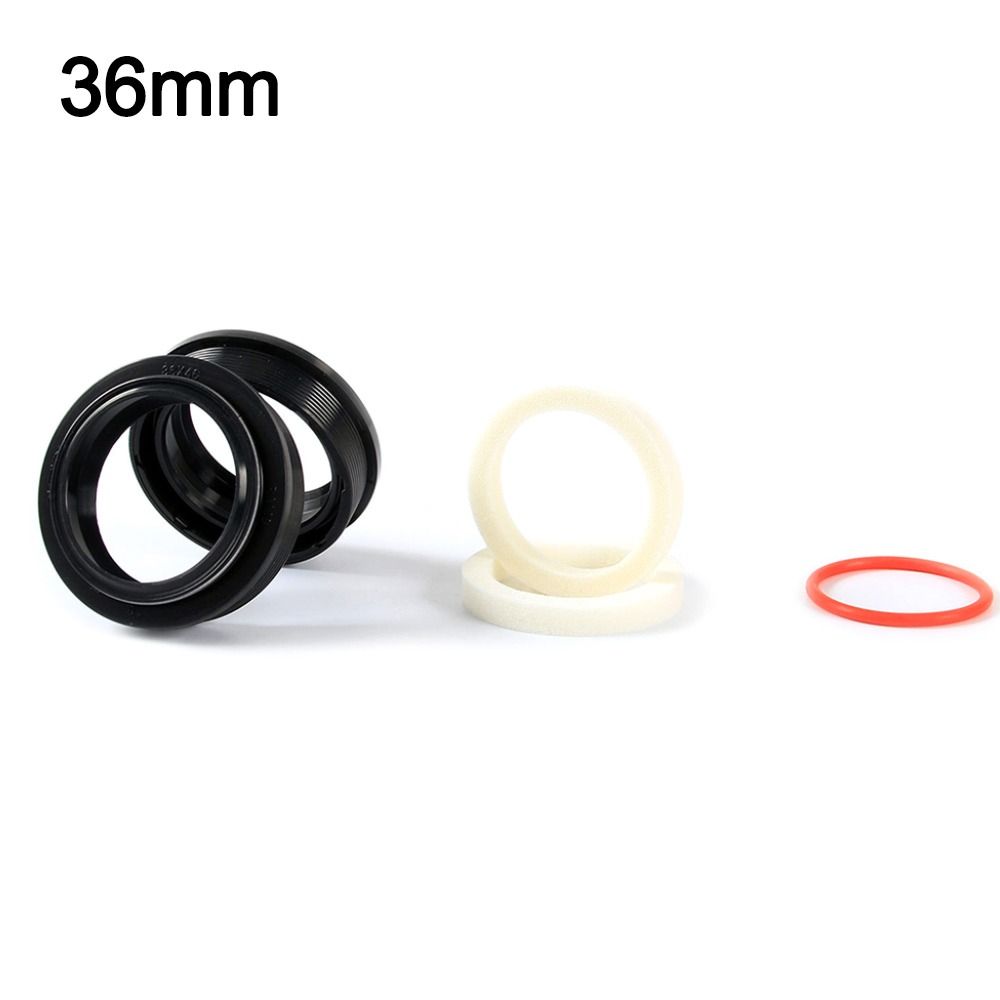 Sello de horquilla Universal de repuesto para bicicleta, piezas de repuesto de 32mm/34mm/35mm/36mm, sello antipolvo para horquilla, sello de aceite de suspensión para bicicleta de montaña: Borgoña