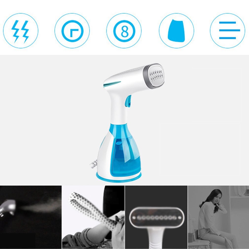 Handheld Fabric Steamer 15 Seconds Fast Heat 1500W Powerful Garment Steamer For Home Travel Portable Steam Iron