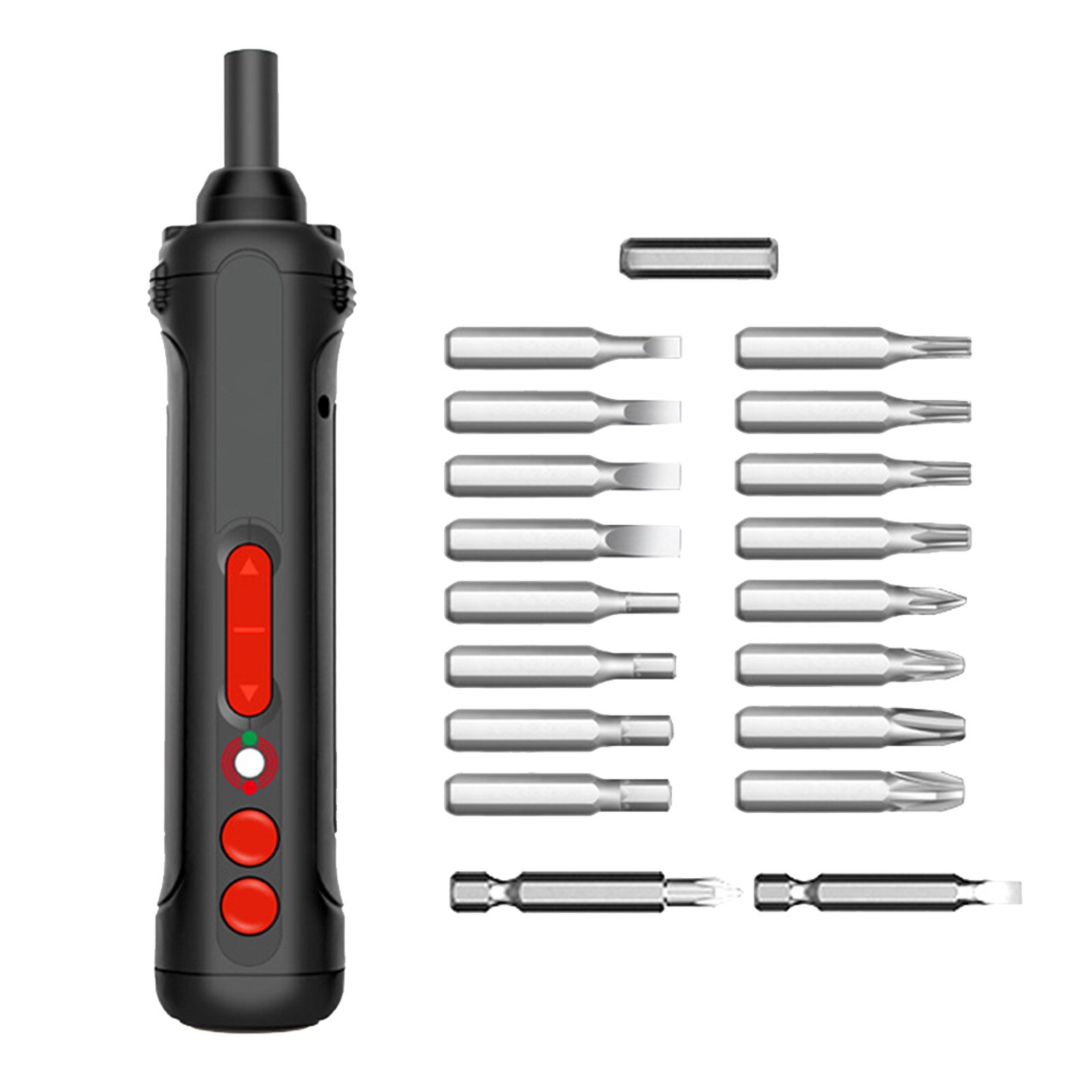 4V Mini Cordless Electric Screwdriver Set LED Lighting USB Rechargeable Home Compact Handheld Power Tools Industrial With Bits