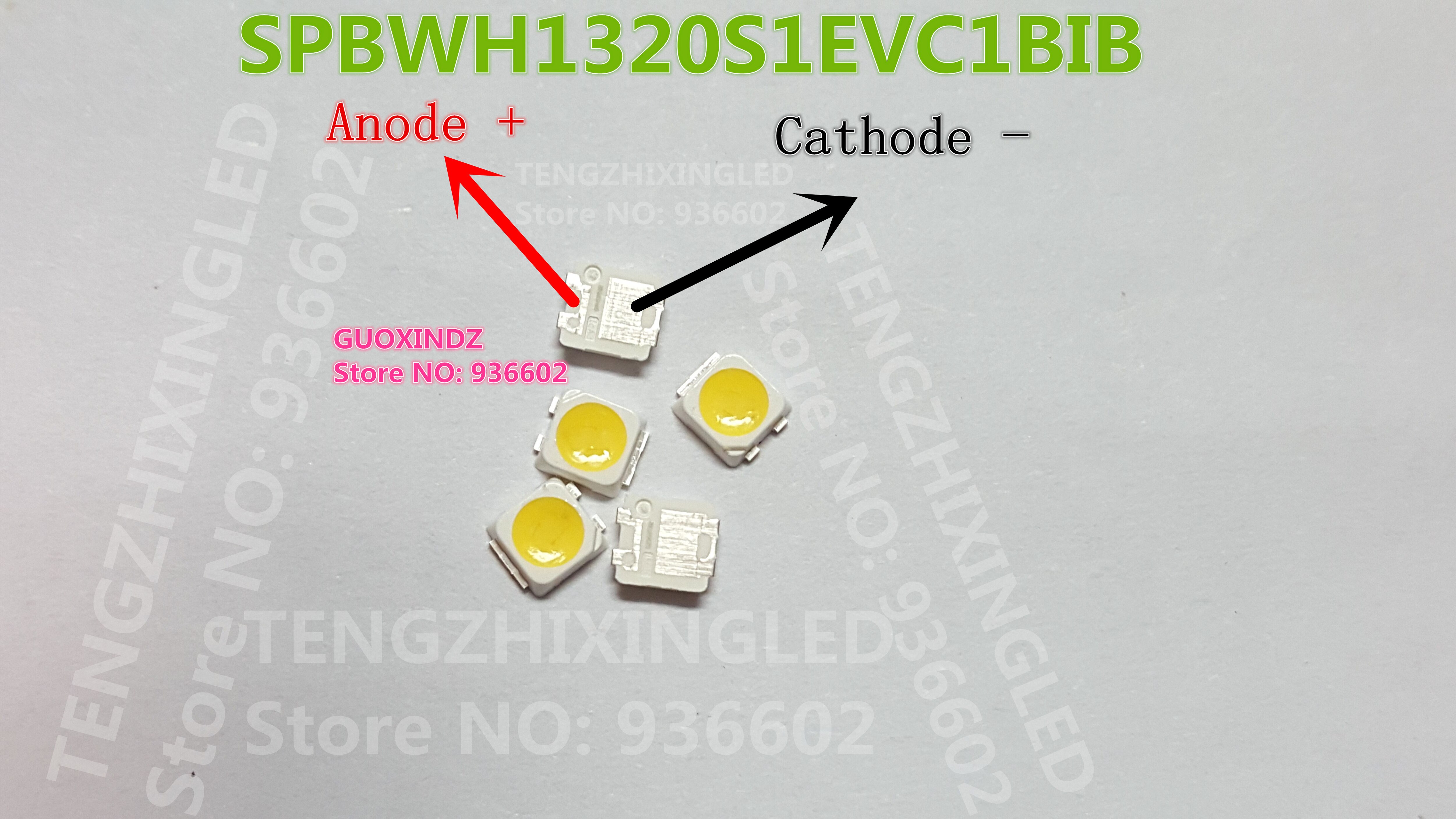 Voor samsung led tv toepassing krachtige led led achtergrondverlichting  tt321a 1.5w 3v 3228 2828 koel witte led lcd tv achtergrondverlichting