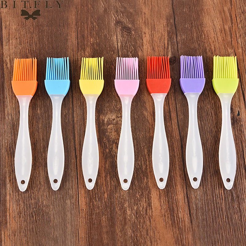 1pcs Silicone Basting Pastry Brush Oil Brushes Baking Bakeware Bread Cake Cook Brushes BBQ Brush Kitchen Safety Baking Tools
