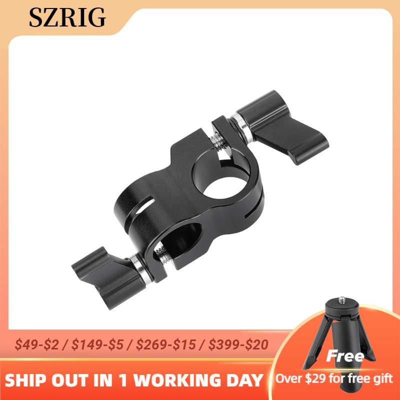 Szrig 15Mm Rod Clamp 90 Graden Rod Boor Adapter Voor Dslr Rig Systeem Schouder Gemonteerde Studio Accessoires