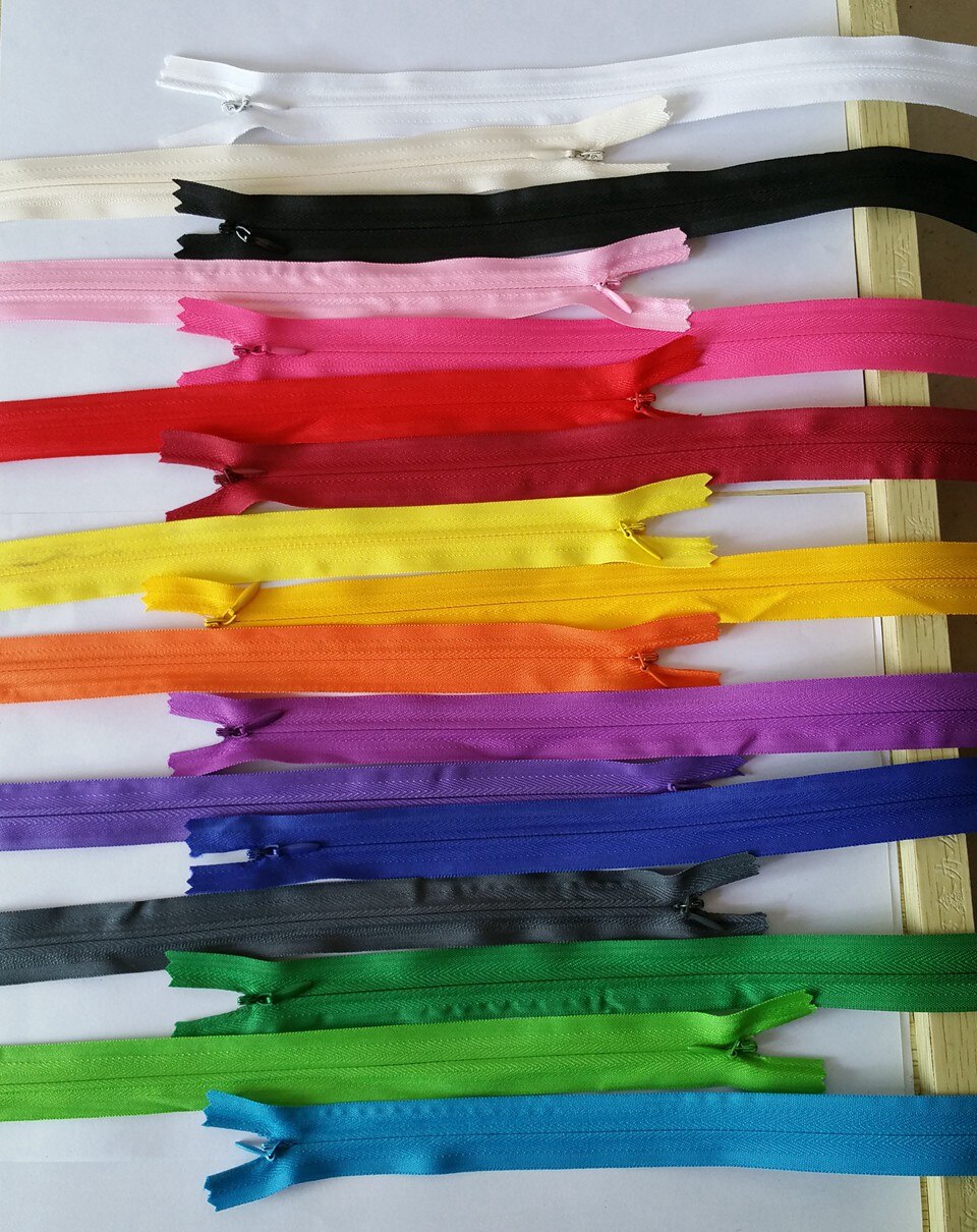 5pcs/lot 60cm invisible zipper nylon zipper for DIY repair sewing clothes dress garment accessories
