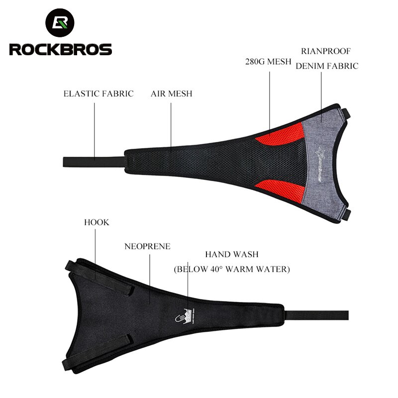 ROCKBROS bicicletta fascia per il sudore rete MTB bici da strada nastro per rete antisudore per interni protezione per telaio da ciclismo rete per il sudore accessori per bici