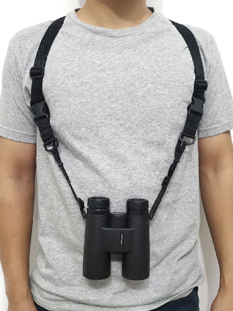 X-Shaped Harness Strap Adjustable Binoculars Carrier Elastic Durable Shoulder Straps Optics Accessories For Binocular