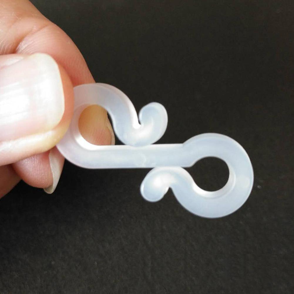 200 Crochets De Gouttière En Plastique, Clips En S Pour