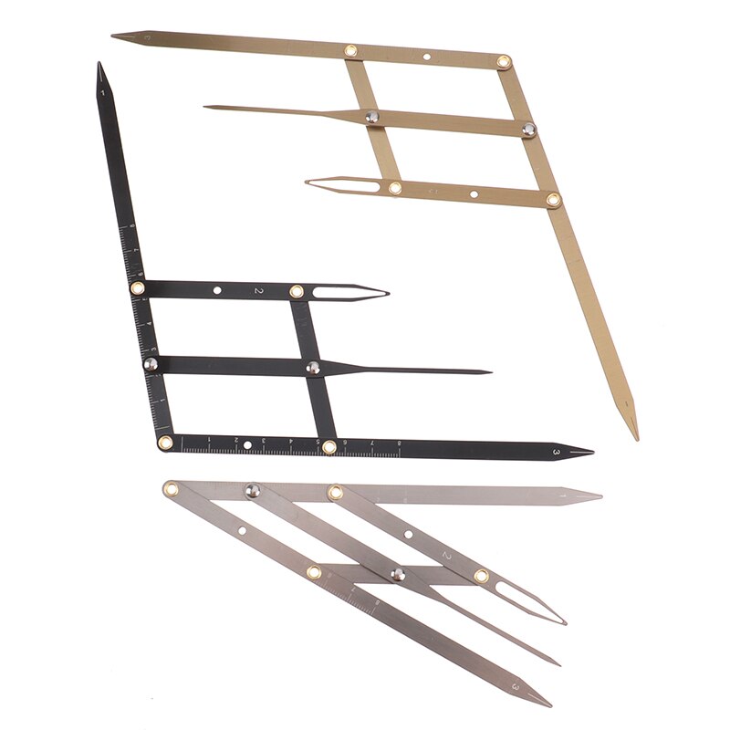 1pcs Stainless steel Golden Ratio Calipers Eyebrow Microblading Permanent Makeup Measure Tool Mean Golden Eyebrow Divider