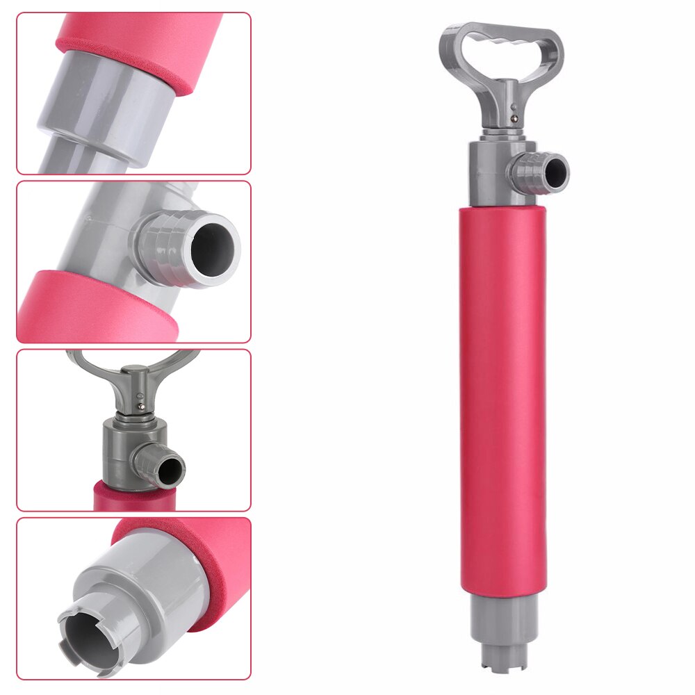 Kajak handpump flytande hand länspump för kajak räddning kanot tillbehör vattensport båt verktyg tillbehör 46cm