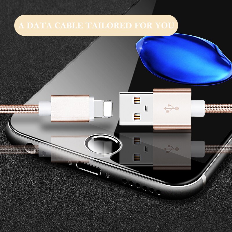 USB Cable for iPhone Fast Charger Lighting USB Cables Charging Cord For iPhone XR Xs Max X For iPhone 10 8 7 6 5 Plus iPad